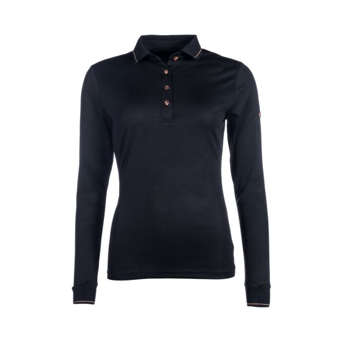 HKM Rose Gold Glamour Polo - Long Sleeve