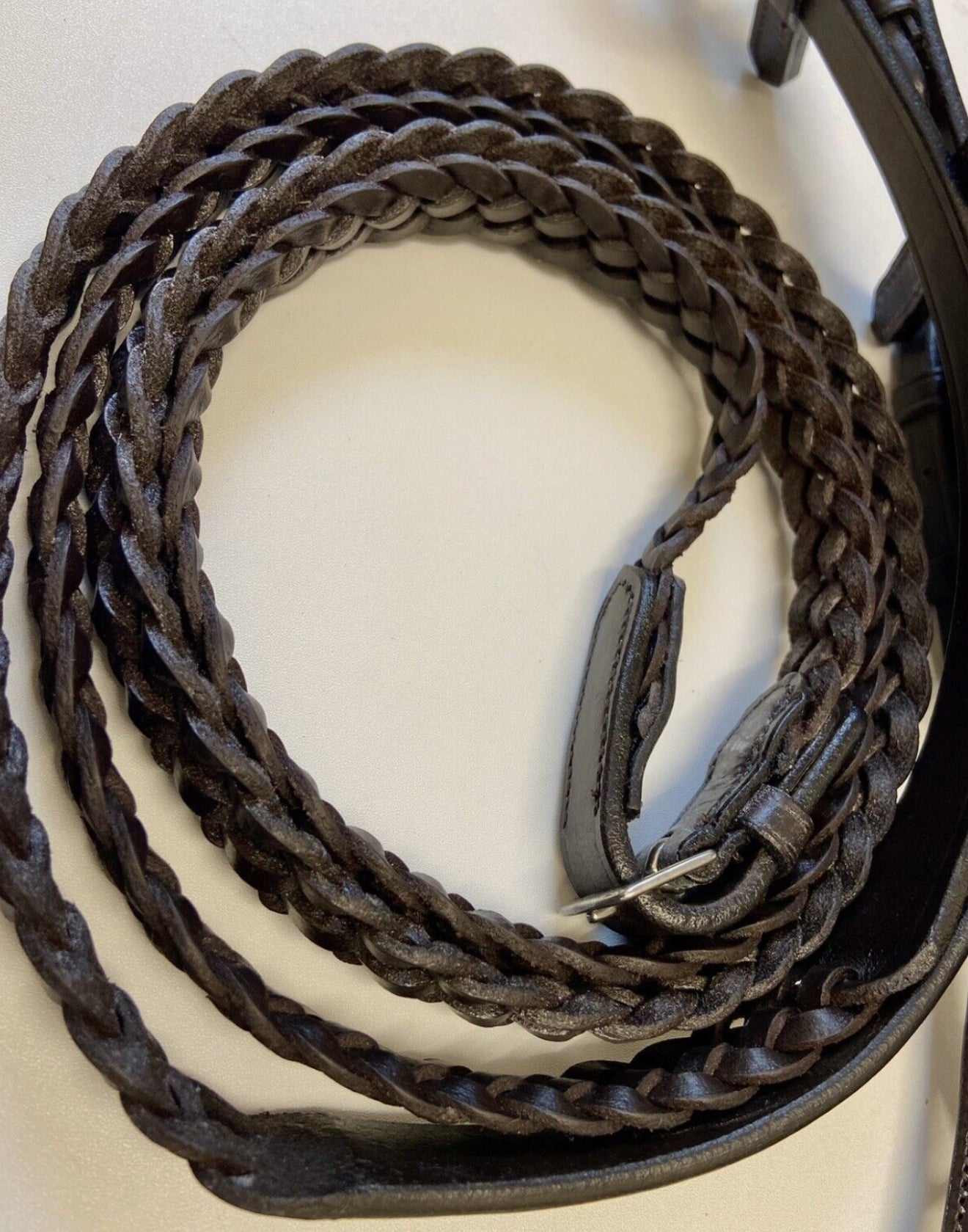 Elano Anatomical Plaited Hunt Bridle & Reins