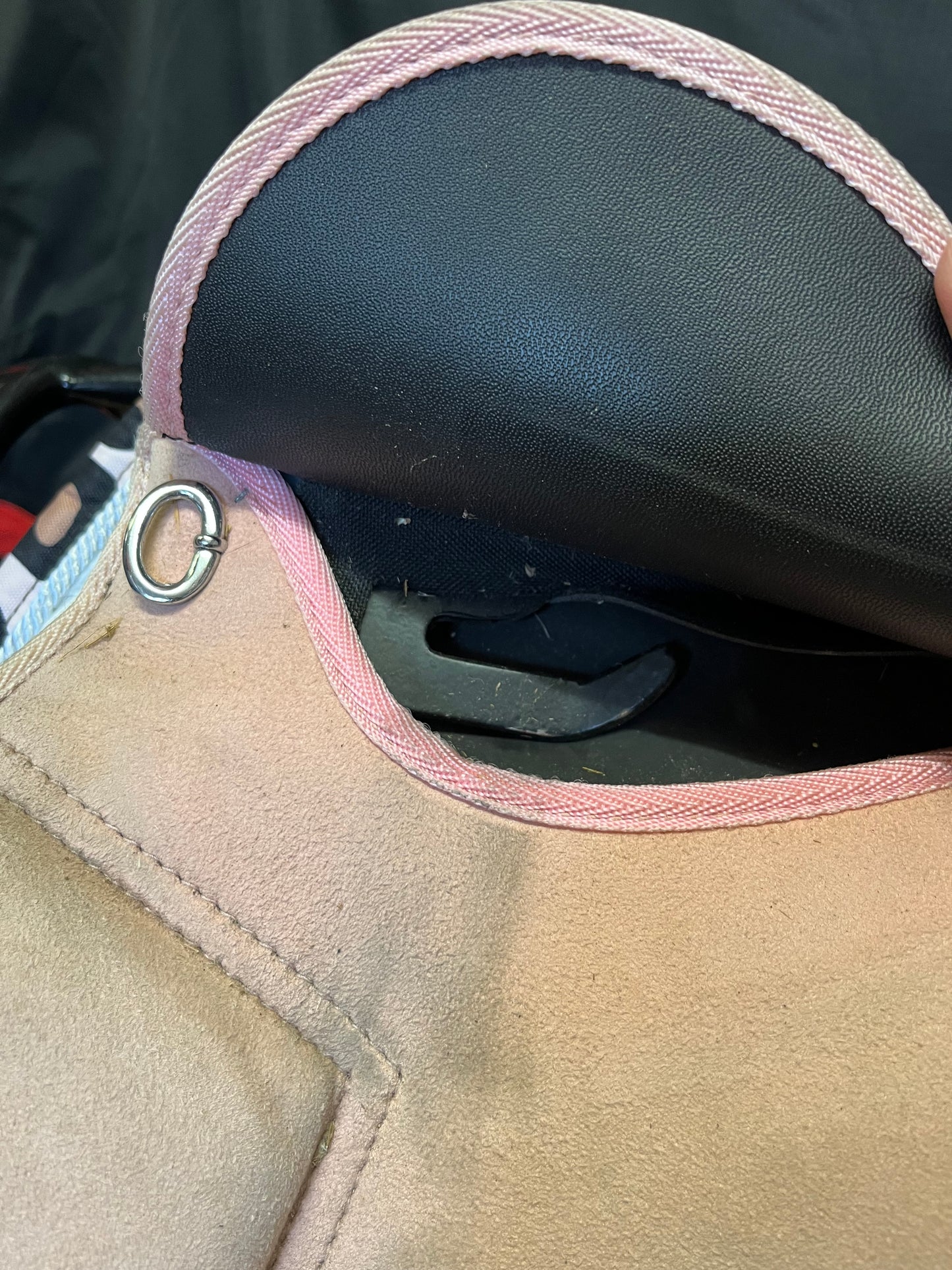 Thelwell - Saddle 16/16.5” Pink Suede