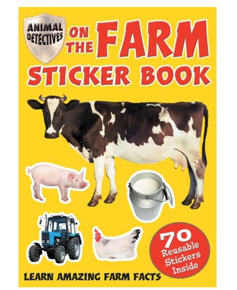 FARM STICKER BOOK - ANIMAL DETECTIVE