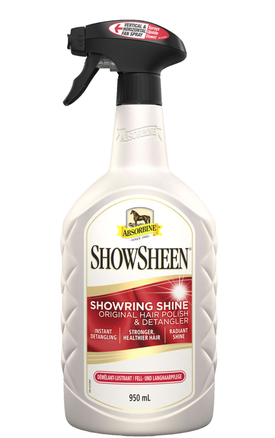 Absorbine Shownsheen Showring Shine Hair Polish & Detangler spray