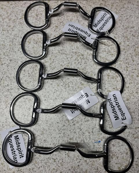 Midspirit Low Ported Comfort snaffle with Rolling Barrel