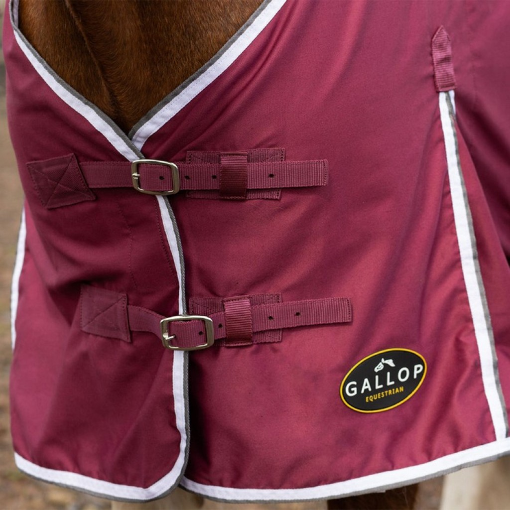 Gallop Summer Sheet Burgandy