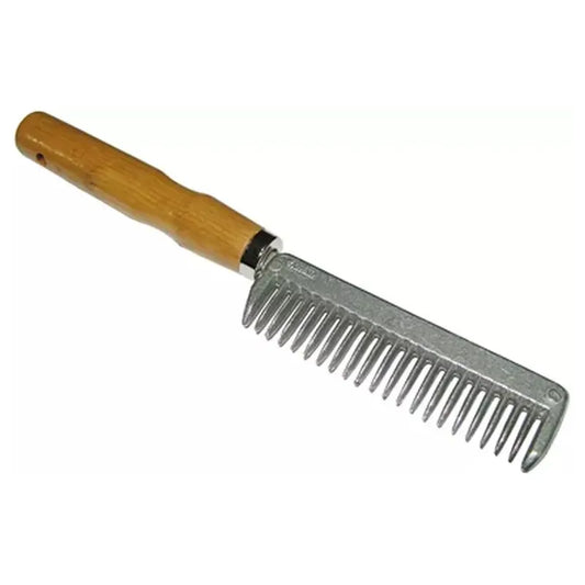 Mane Comb With Wooden Handle