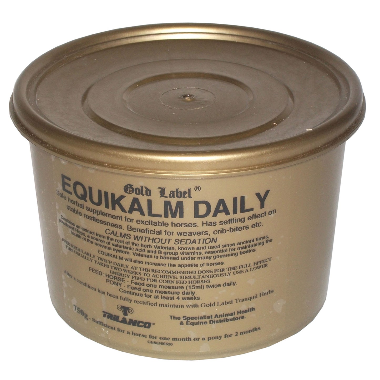 GOLD LABEL - EQUIKALM DAILY 750G