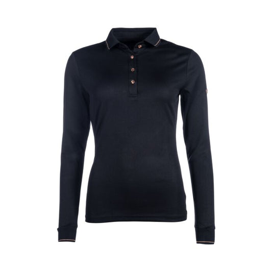 HKM Rose Gold Glamour Polo - Long Sleeve