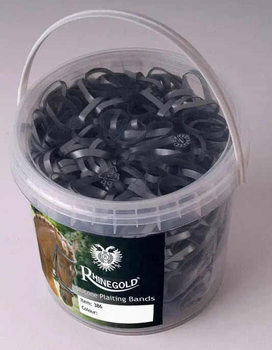 Rhinegold Silicone Plaiting Bands