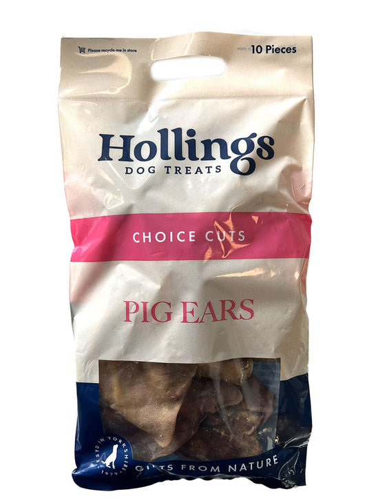Hollings - Pig Ears Dog Treats