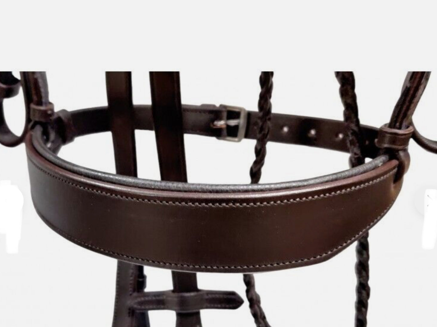 Elano Anatomical Plaited Hunt Bridle & Reins