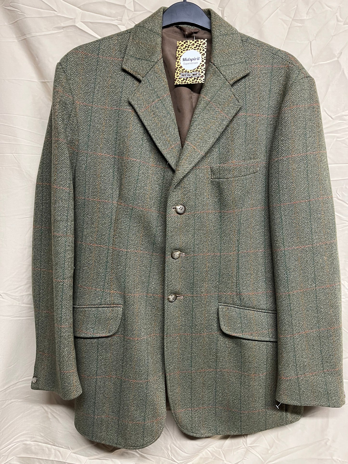 Heavy Wood Mens Tweed Jacket 40"