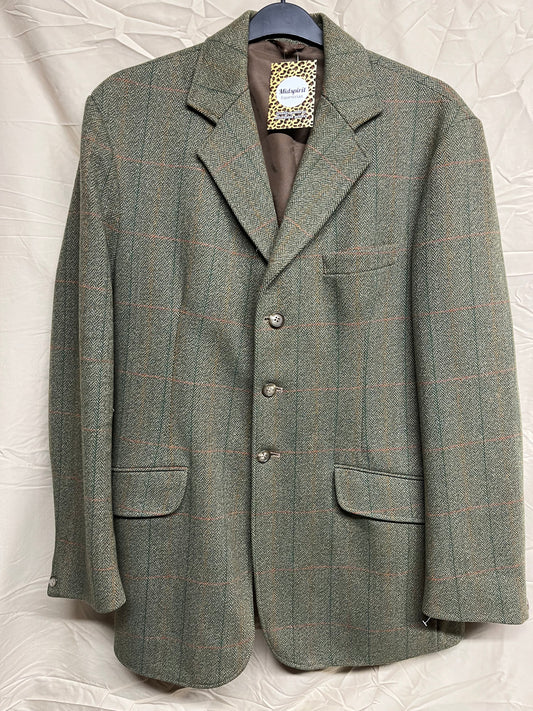 Heavy Wood Mens Tweed Jacket 40"