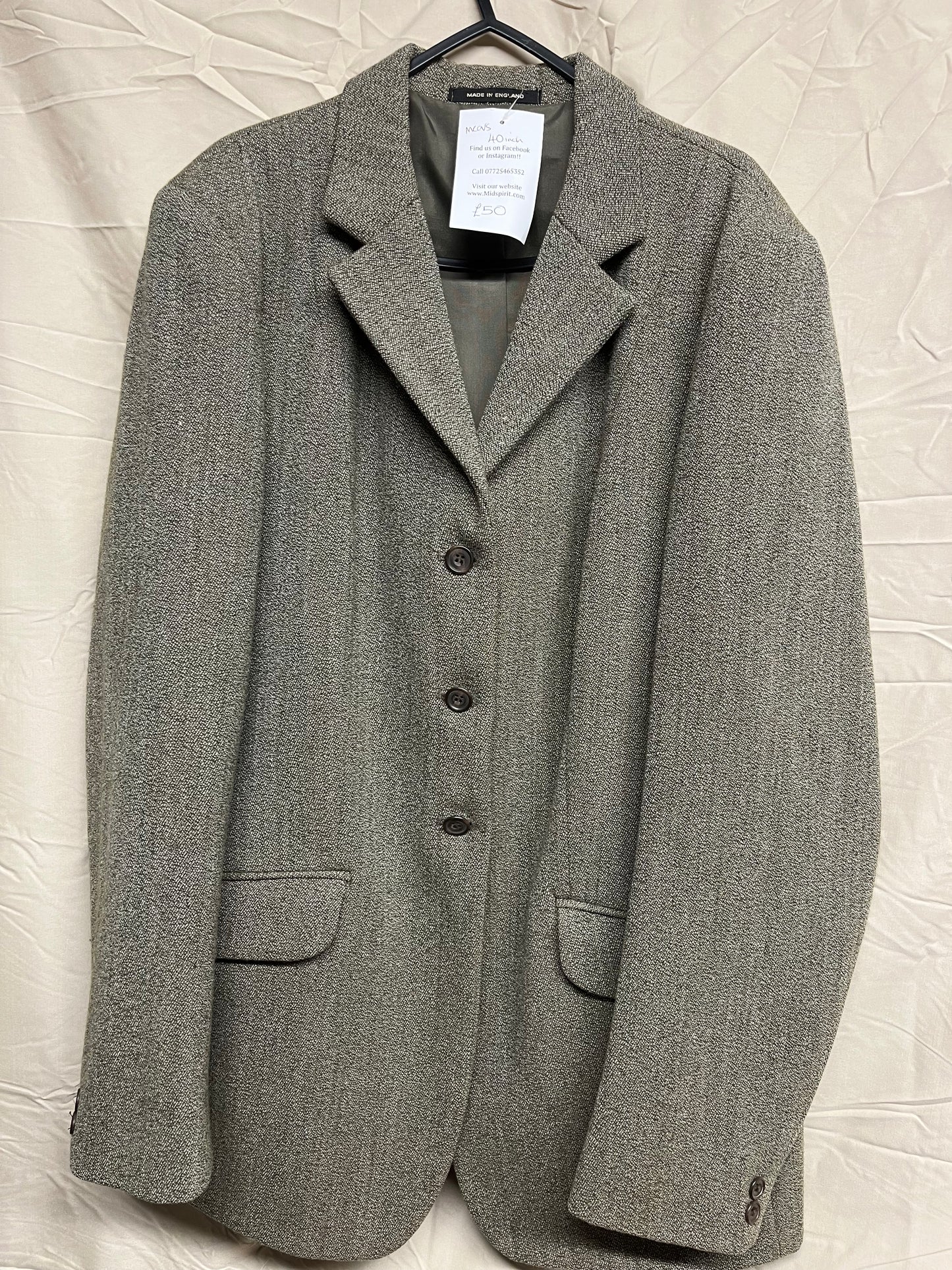 Mears Tweed Jacket 40"