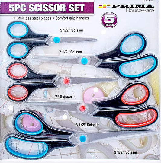Prima - 5 Piece Scissor Set