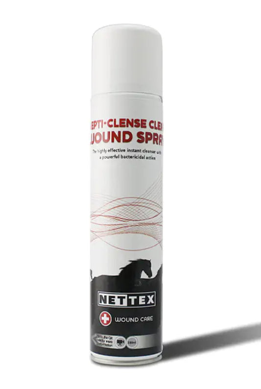 NETTEX EQUINE - SEPTI-CLENSE CLEAR WOUND SPRAY