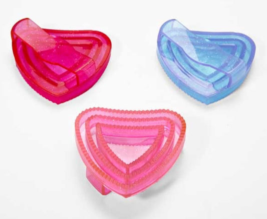 Elico - Heart Shaped Glitter Curry Comb