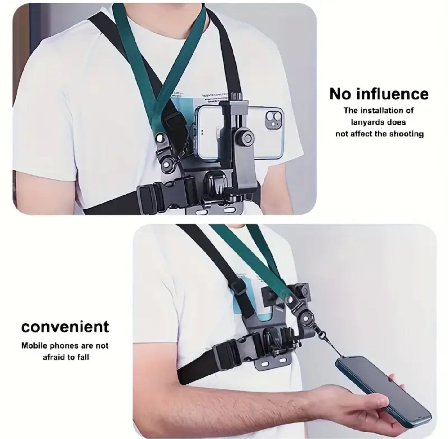 Mobile Phone Chest Harness