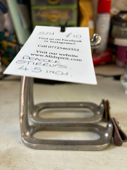 PEACOCK STIRRUPS - 4.5 INCH