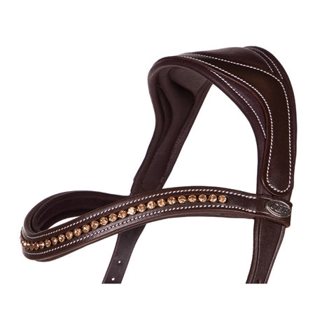 QHP Anatomical Bitless Bridle & Reins