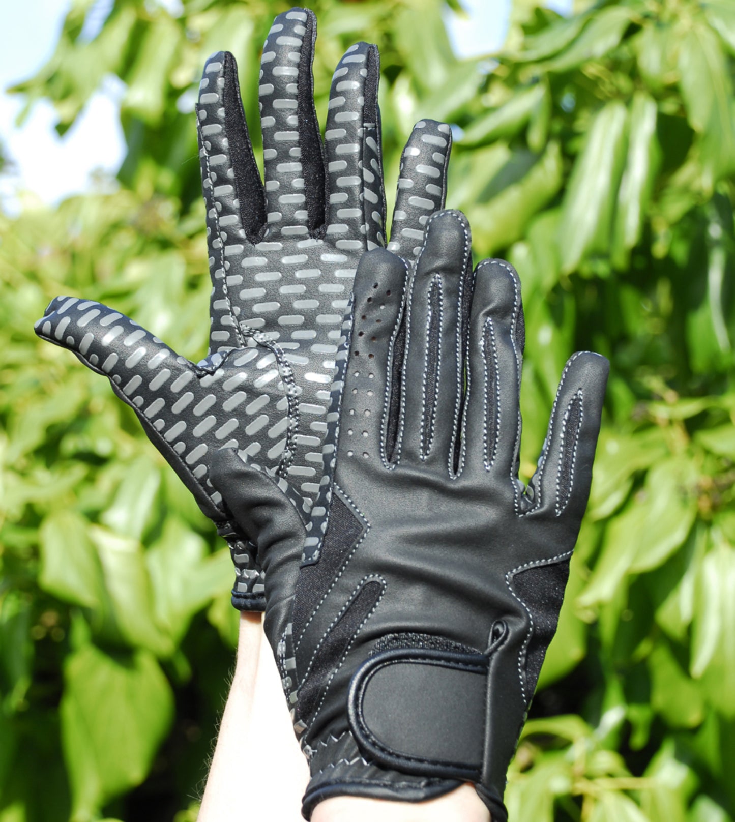 Rhinegold - Silicone Grip Riding Gloves