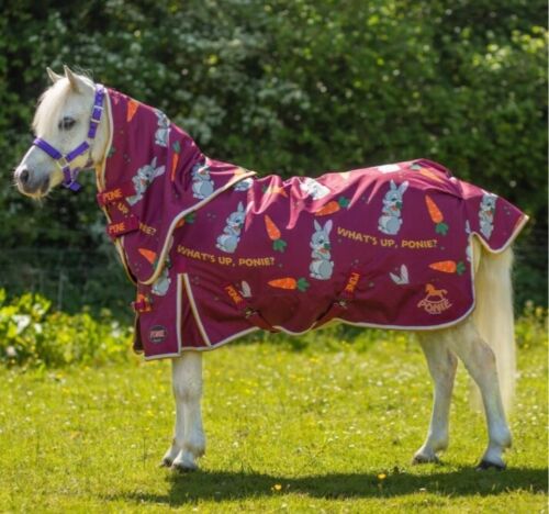 Gallop Ponie Bunnies & Carrots 50g Dual Turnout Rug